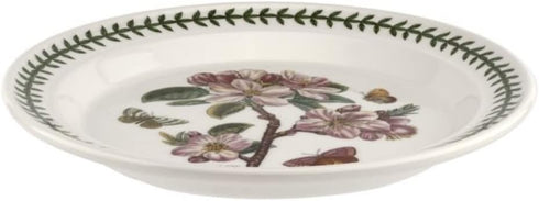 Portmeirion Botanic Garden 10.5-Inch Dinner Plate, Flowering Almond Design - Durable Earthenware Tableware, Microwave, Dishwasher, Freezer Safe, F...