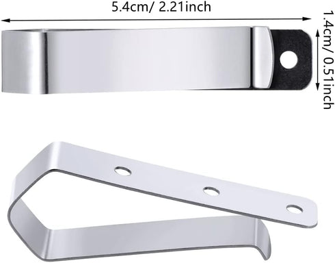 Garage Door Opener Remote Visor Clip Replacement for Liftmaster Chamberlain Sears Craftsman Garage Door Remote Opener Visor Clip 29B137, Stainless...