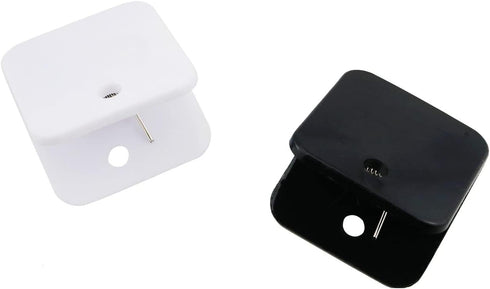 10pcs Binder Clips 30x30mm Black/White Square Mini Clips for Home Food Packaging, Fixing Loose Leaf Paper...
