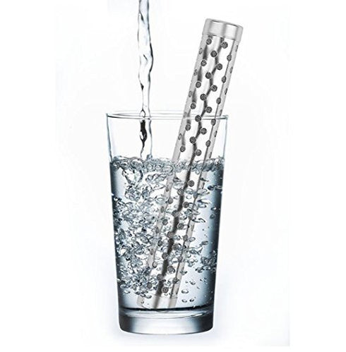 Portable Alkaline Hydrogen Water Ionizer Stick Stainless Healthy pH Lonizer Sealed with Plastic Wrapper Travel (2)...