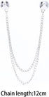 2pcs Double Chain Brooch Gold Silver Gothic Rivet Head Chain Shirt Backpack Scarf Pendant Chain Accessories...