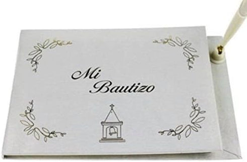 Mi Bautizo Guest Book Mi Bautizo Theme Guest Book...