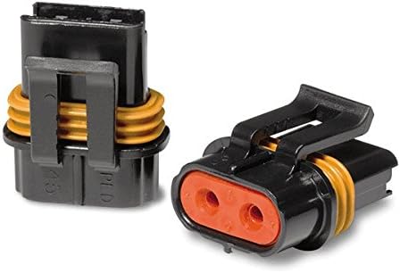 2 Pin Metri-Pack Waterproof Connector 10-12awg Terminals and Seals 46Amp (10-12 GA (1set))...