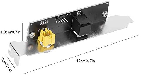 Optical Out Back Plate Cable Bracket, OutPlate Cable Bracket SPDIF Optical Electrical Components for ASUS/GIGABYTE/MSI Motherboard...