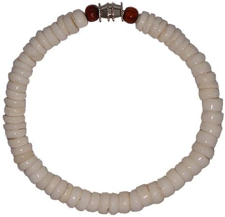 Hawaiian Jewelry 7 Inch Puka Shell Bracelet with Twist Barrel Closure...