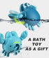 Bath Spout Cover, Universal Whale Bathtub Faucet Baby Shower Protection Cover with A Gift for Kid Toddler Bath Safety...