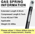 2PCs Universal Gas Charged Lift Supports Spring Struts Shocks Dampers Force 40 Lbs/178 N Per Prop, Force Per Set 80 Lbs/356 N, Extended Length 10 ...