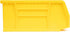Hudson Exchange 11" x 5-1/2" x 5" Plastic Stackable Storage Bin and Hanging Container (Yellow)...