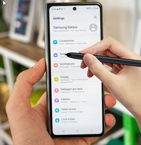 Galaxy Z Fold 4/3/5 S Pen Fold Edition for Samsung Galaxy Z Fold 3/4/5, S Pen Galaxy S Pen Fold Edition Touch Stylus Only with Nibs,EJ-PF946BBEGUS...