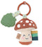 Itzy Ritzy Infant Toy & Teether - Itzy Pal Baby Teething Toy includes Lovey, Crinkle Sound, Textured Ribbons & Silicone Teether Toy for Newborn (M...