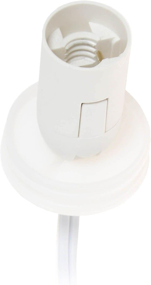Simple Designs LT3337-WHT White Porcelain Fun Shaped Sitting Night Light Table Lamp, Elephant...