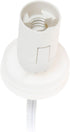 Simple Designs LT3337-WHT White Porcelain Fun Shaped Sitting Night Light Table Lamp, Elephant...