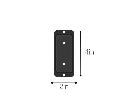 4 Wood Post Plate Connector,Deck Porch Railing Support Base, 2" x 4" Wood Fence Post Anchor BaseDeck Porch Railing Support Base...