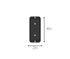 4 Wood Post Plate Connector,Deck Porch Railing Support Base, 2" x 4" Wood Fence Post Anchor BaseDeck Porch Railing Support Base...