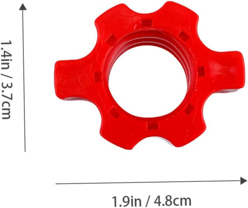 Yardwe 4 Pcs clip clip barbell screw collar set collars screw Accessories Dumbbell Nut accessories fitness hand bell Curling pesa equipment suppli...