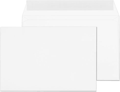 6x9 Booklet Envelopes - 50 pack - Mailing Envelopes with Gummed Seal - White Letter Envelopes Open-Side 6x9 Envelopes - 28 lb Heavy Duty Paper Pla...
