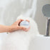 Dog Bath Brush Pet Shampoo Brush Silicone Puppy Brush Dog Shower Brush with Soap Dispenser Grooming Shower Brush (Grey)...