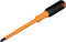 Klein Tools 6876INS Insulated Screwdriver, 1000V #3 Phillips Tip Screwdriver with 6-Inch Shank, Tip-Ident, Cushion-Grip Handle...