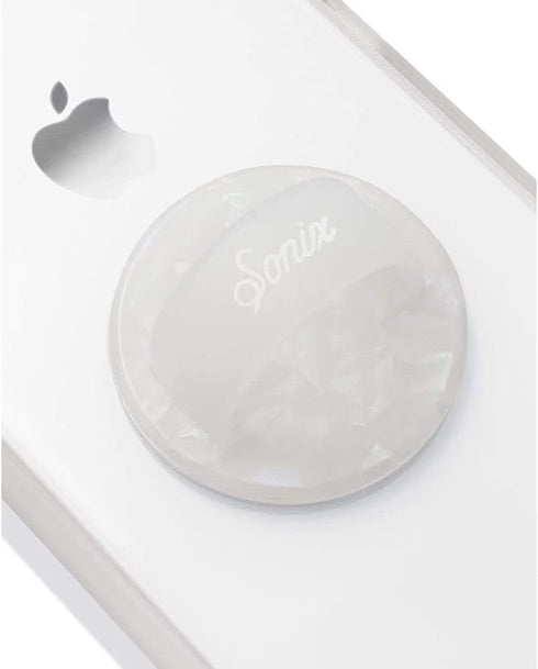 Sonix Silicone Phone Ring - Pearl Tort, White......
