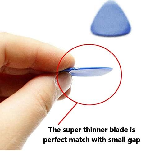 10 Pieces Universal Triangle Plastic Pry Opening Tool Compatible with iPhone, Galaxy, Pixel Mobile Phone Laptop Tablet LCD Screen Case Disassembly...