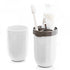 Travel Toothbrush Cup Case, Portable Plastic Holder Case Containers with Cover Toothpaste Storage Box for Business Trip Home Camping School Daily ...