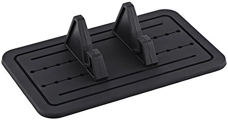 POCREATION Car Dashboard Mobile Phone Mount Holder? Universal Silicone Gel Cradle Stand Pad Cell Sat Nav All Vehicles Phones GPS Mat Antislip Dash...