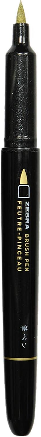 Zebra Pen Metallic Brush Pen, Medium Point, Pigment Ink, Assorted Colors, 21 Pack...