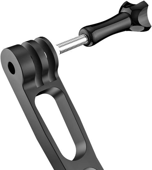 Aluminum Alloy Extension Arm for Gopro, Metal Pole Mount Helmet Stick Extension Arm Mount for Gopro 10 Black, Hero 9/MAX/8/7/6, Insta 360 One RS, ...