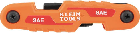 Cmpct Folding Hex Key Set SAE & Metric...