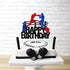 Boxing Cake Topper Bout Pugilist Infighter Beat Boxing Platform Punching Bag Glove Themed Men Kids Boy Girl Birthday Party Cake Decor Happy Bday E...