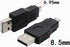 USB 2.0 Adapter A Male to Micro Male Black (3 Pack) USB a Male to Micro Male Adaptor...