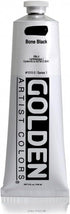Golden Heavy Body Acrylic - Bone Black - 5 oz Tube......