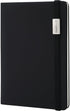 Journal Notebook, Diary Journals for Writing Travel Daily Work - Lined, 5.7” x 8.5”, Hardcover, Leather (Black)...