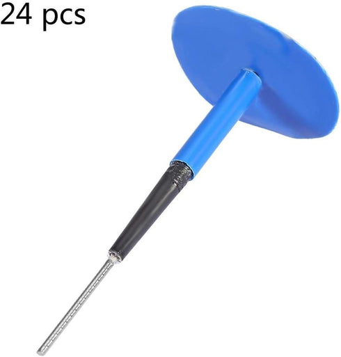 24 PCS Radial Tyre Puncture Patches Tire Repair Tool Car Motorcycle Universal Tubeless Tire Puncture Repair Mushroom Plug Patch Gum for Car,motorc...