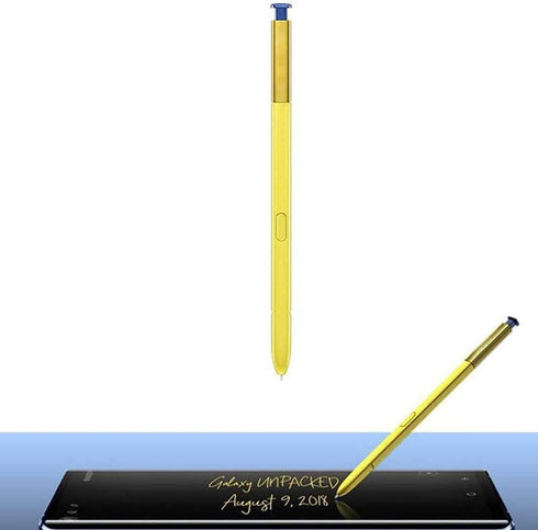 Galaxy Note 9 Pen Replacement Stylus Touch S Pen Compatible with Samsung Galaxy Note 9 N960 (Without Bluetooth) with Tips/Nibs+Eject Pin (Yellow)...