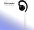 2 Pin Swivel Earpiece Earphone Earhanger Earhook Headset with PTT and Mic Compatible for Motorola CLS1410 CP200 CP88 CP100 CP040 Walkie Talkie 2 W...