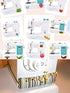 Pincushion for Sewing Machine Pin Holder 2 pcs Needle Storage Organizer DIY Craft Pink Girl...
