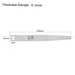 uxcell Metric Thickness Feeler Gauge 0.1mm Stainless Steel Measuring Tool for Gap Width...