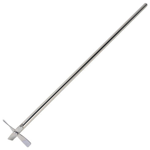 ONiLAB 18900071 316L Stainless Steel 4 Bladed Propeller Stirrer ?50 mm Stirrer Diameter, 8 mm Shaft Diameter, 400 mm Shaft Length...