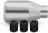 (Silver) 5 Speed Weighted Manual Universal Automatic Shifter Shift Knobs Lever with 3 Adapters Fit Compatible with Manual Cars Most Automatic Cars...