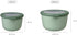 Rosti Mepal Cirqula Multi Food Storage and Serving Bowl with Lid, Tall 1 Quart, Black...
