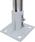6 PCS 2020 Aluminum Extrusion Floor Mount Base Anchor Plate, Carbon Steel Floor Bracket Flange Post Base for 20 x 20 T Slot Aluminum Profiles, Thi...