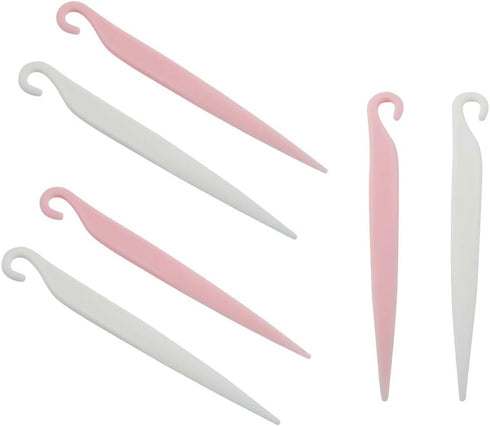6 Pcs Fondant Cake Stripping Tools Kitchen Bakeware Cooking Cookie Pastry Tools Wedding Decoration Supplies Plastic Spatulas Baking Tool for Home ...