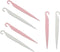 6 Pcs Fondant Cake Stripping Tools Kitchen Bakeware Cooking Cookie Pastry Tools Wedding Decoration Supplies Plastic Spatulas Baking Tool for Home ...
