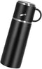 Insulated Water Bottle Travel Coffee Mug Stainless Steel Vacuum Flask Coffee Cups Water Flask for Hot and Cold Drinks 16.23 oz/480ml?Black?...