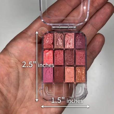 Bella - 16 Sections small Empty lipstick palette depotting makeup container...