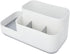 LETURE Desktop Storage Organizer, Pen Pencil Card Holder Box Container for Desk, Office Supplies, Vanity Table (White)...