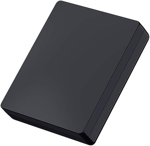 MONOLIX Slim Engagement Ring Box, Thin Unique Sliding Lid, Elegant Discreet Secret Surprise Marriage Wedding Proposal Case (Black, mini)...