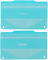 Cuisinart Reusable Food Storage Bags, 4 Pack Teal - Includes 2 Small and 2 Medium Bags...