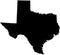 Texas Lone Star State Longhorn Pride Decal Sticker - Black 5" Vinyl Decal for Cars, Laptops...